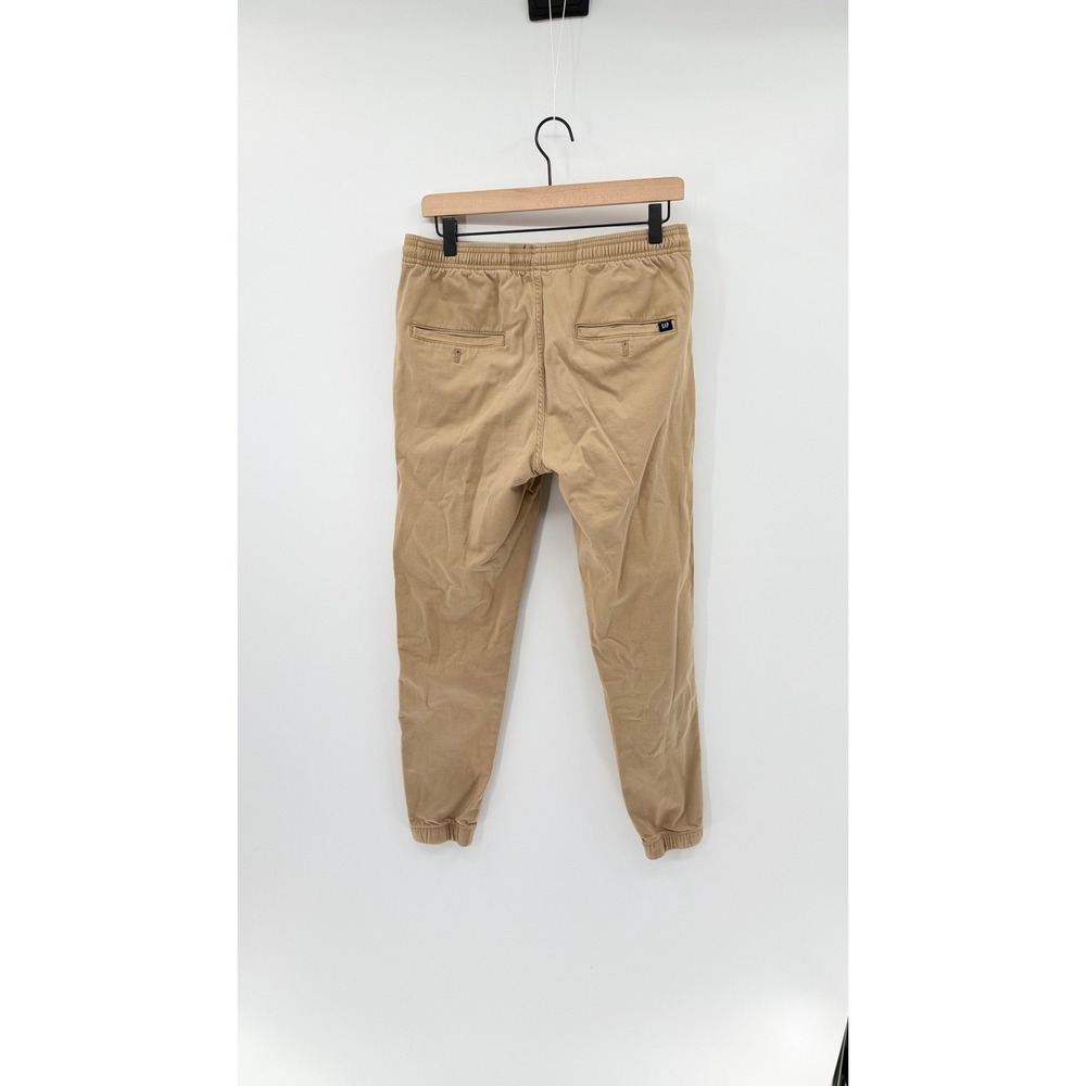 Gap Chino Joggers Khaki Size S EUC Elastic Waist Drawstring Gorpcore Utility - Picture 3 of 5